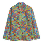 Asian Paisley Pattern Print Men's Blazer