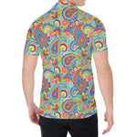 Asian Paisley Pattern Print Men's Shirt