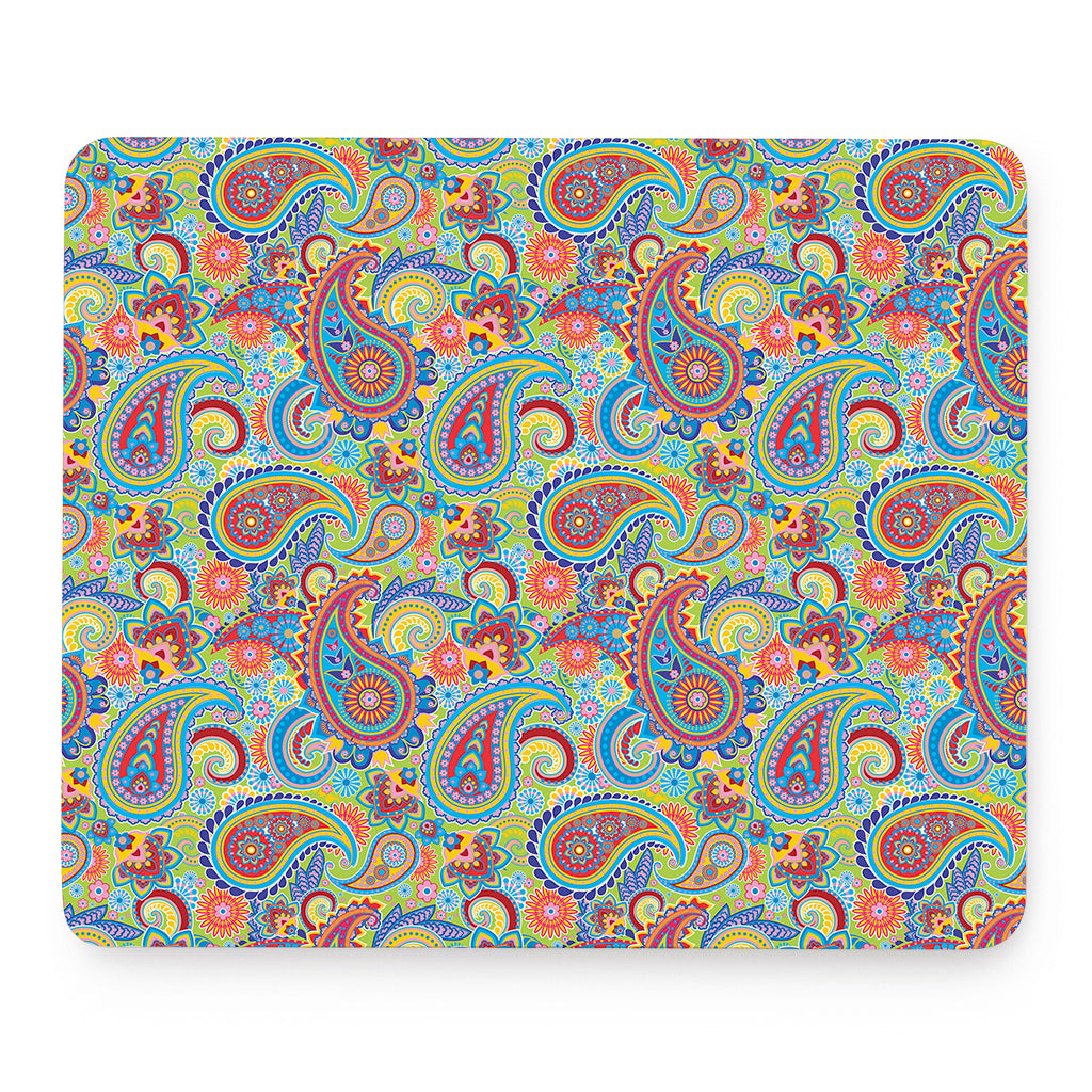 Asian Paisley Pattern Print Mouse Pad