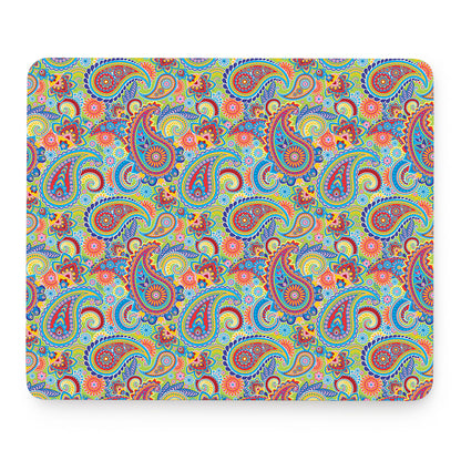 Asian Paisley Pattern Print Mouse Pad