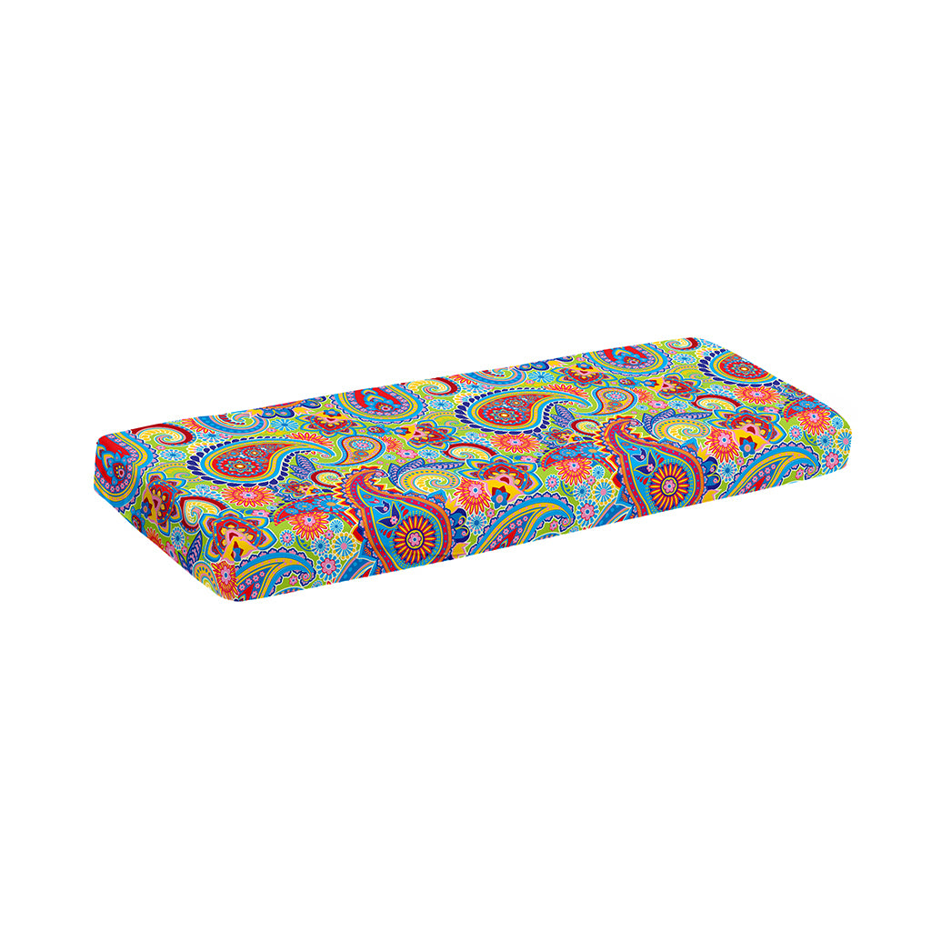 Asian Paisley Pattern Print Piano Keyboard Cover