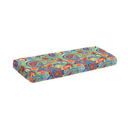 Asian Paisley Pattern Print Piano Keyboard Cover