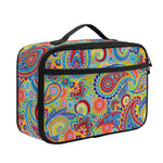 Asian Paisley Pattern Print Portable Lunch Bag