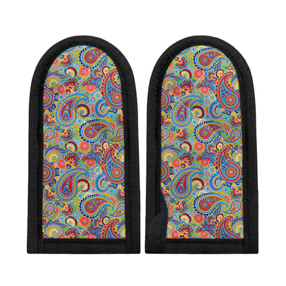 Asian Paisley Pattern Print Skillet Handle Cover