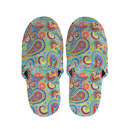 Asian Paisley Pattern Print Slippers