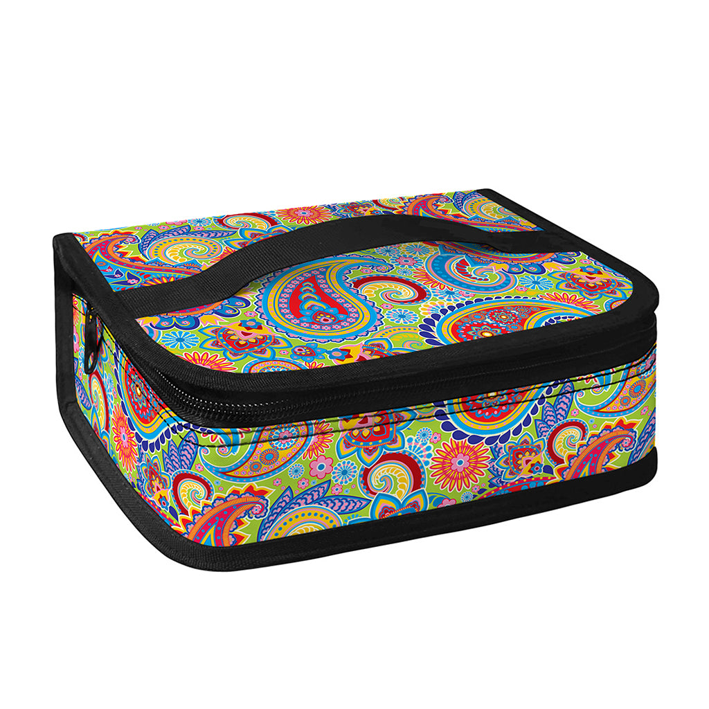 Asian Paisley Pattern Print Small Lunch Bag