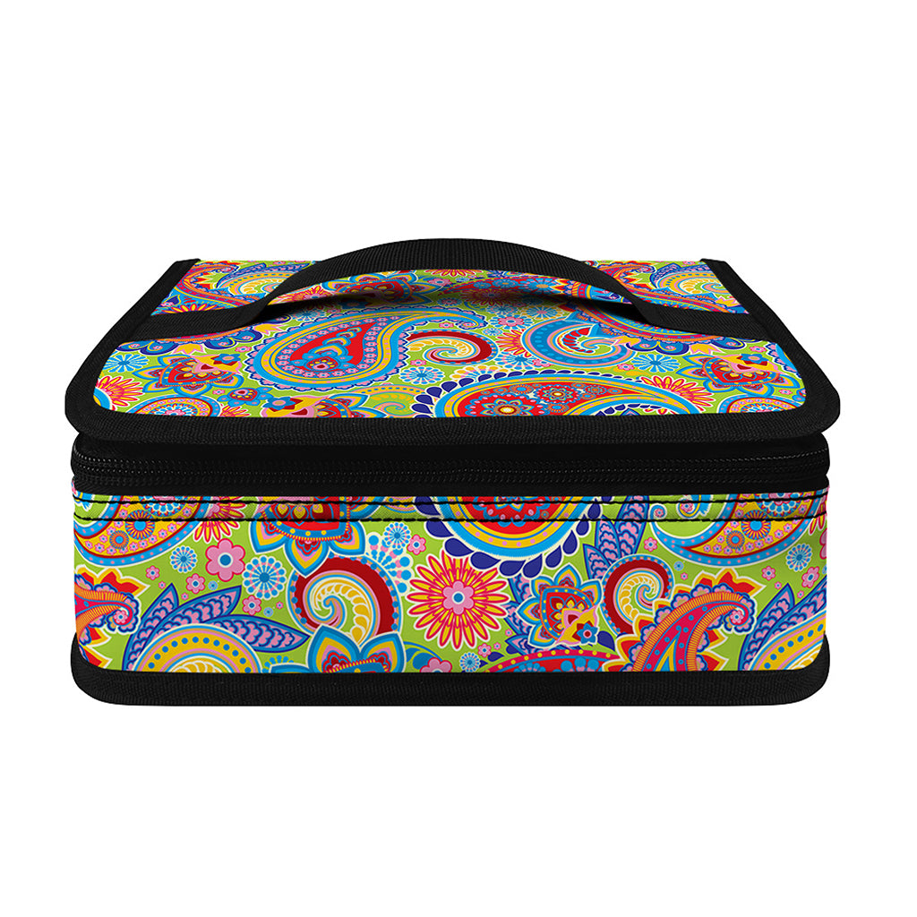 Asian Paisley Pattern Print Small Lunch Bag