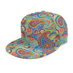 Asian Paisley Pattern Print Snapback Cap