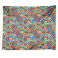 Asian Paisley Pattern Print Tapestry