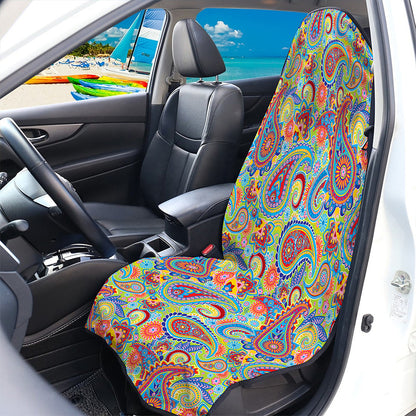 Asian Paisley Pattern Print Waterproof Car Seat Cover