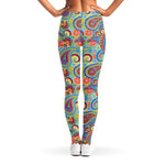 Asian Paisley Pattern Print Women's Leggings