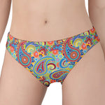 Asian Paisley Pattern Print Women's Panties