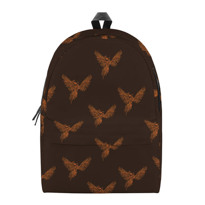 Asian Phoenix Pattern Print Backpack