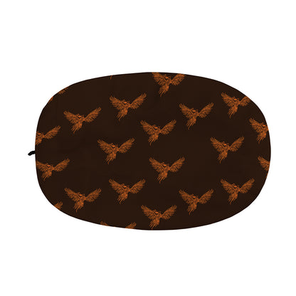 Asian Phoenix Pattern Print Car Side Mirror Covers