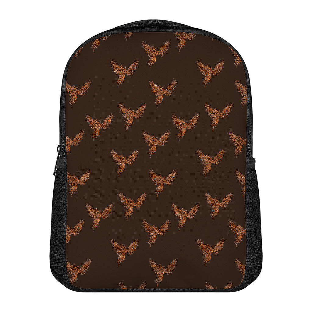 Asian Phoenix Pattern Print Casual Backpack