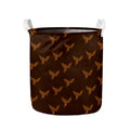 Asian Phoenix Pattern Print Collapsible Laundry Basket