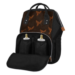 Asian Phoenix Pattern Print Diaper Bag