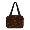 Asian Phoenix Pattern Print Double Strap Bible Bag