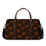 Asian Phoenix Pattern Print Duffle Bag