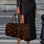 Asian Phoenix Pattern Print Duffle Bag