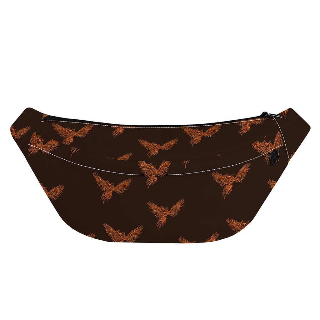 Asian Phoenix Pattern Print Fanny Pack