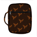 Asian Phoenix Pattern Print Front Pocket Bible Bag