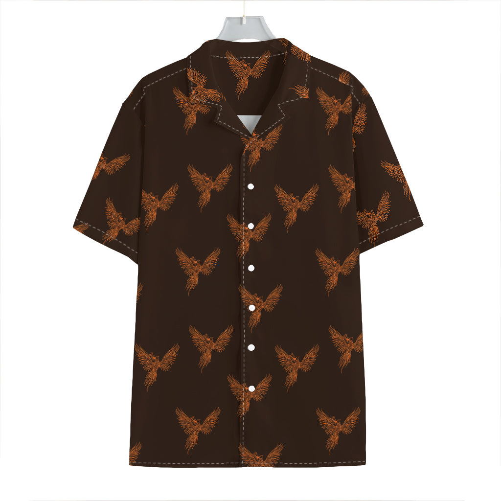 Asian Phoenix Pattern Print Hawaiian Shirt