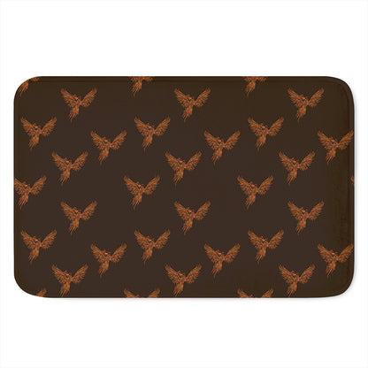 Asian Phoenix Pattern Print Indoor Door Mat