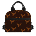 Asian Phoenix Pattern Print Insulated Lunch Bag