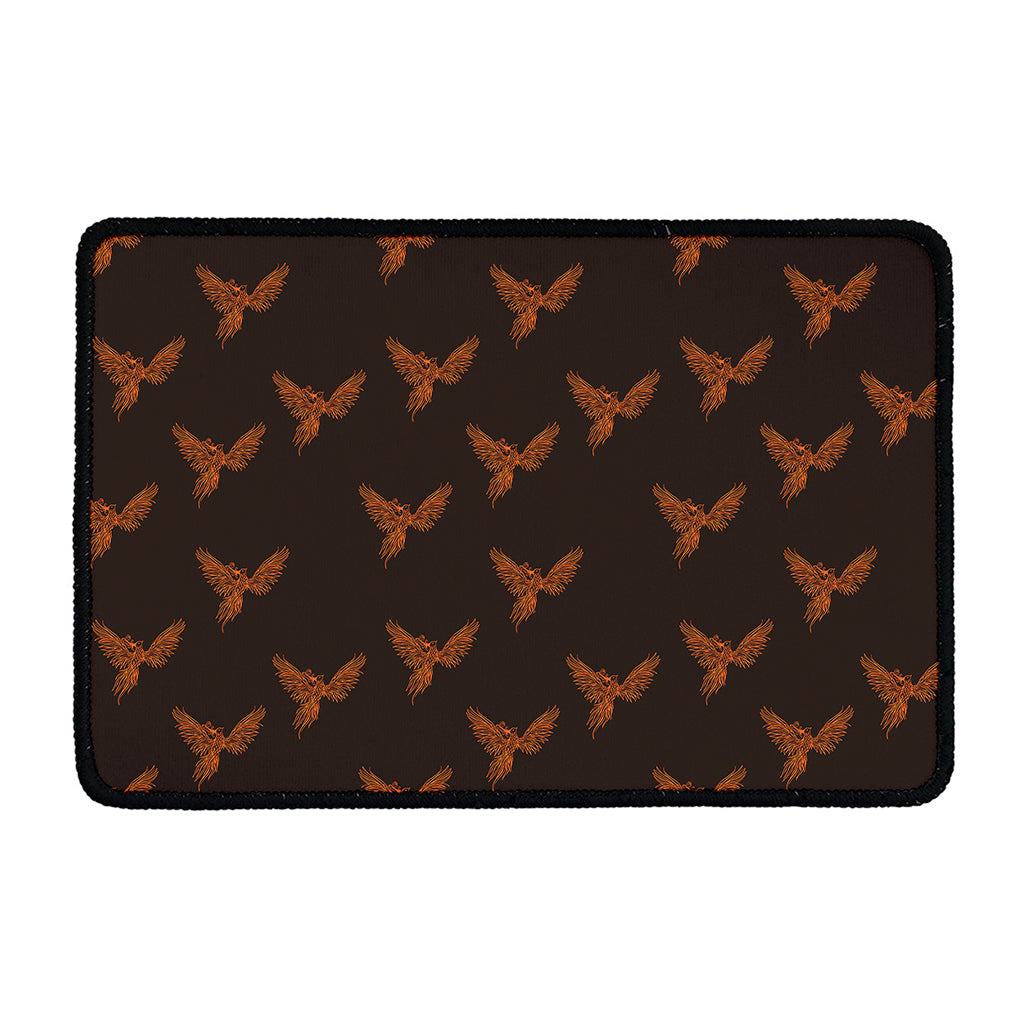 Asian Phoenix Pattern Print Kitchen Mat
