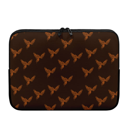 Asian Phoenix Pattern Print Laptop Sleeve