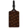 Asian Phoenix Pattern Print Luggage Tag