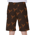 Asian Phoenix Pattern Print Men's Beach Shorts