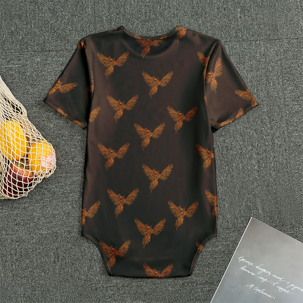 Asian Phoenix Pattern Print Men's Bodysuit