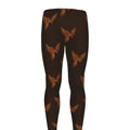 Asian Phoenix Pattern Print Men's Leggings
