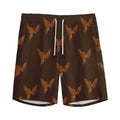 Asian Phoenix Pattern Print Men's Athletic Shorts
