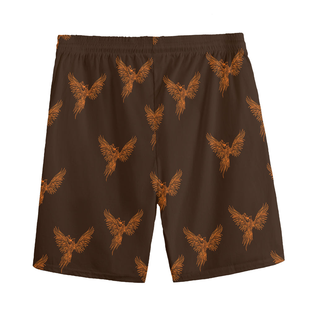 Asian Phoenix Pattern Print Men's Sports Shorts