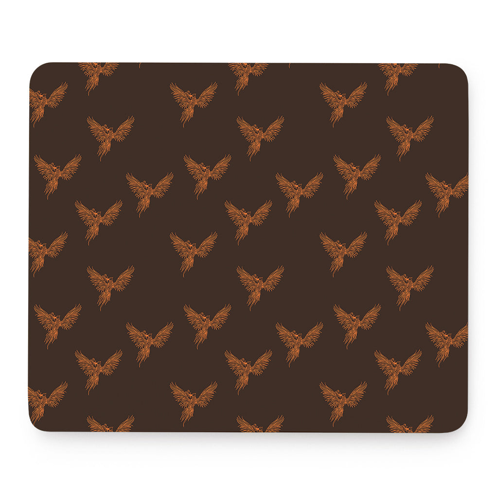 Asian Phoenix Pattern Print Mouse Pad