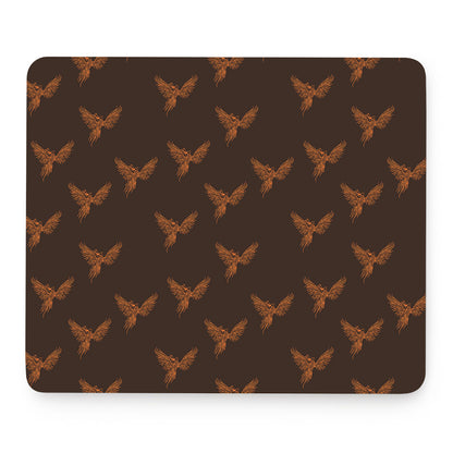Asian Phoenix Pattern Print Mouse Pad