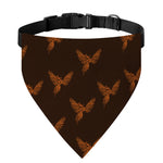 Asian Phoenix Pattern Print Over The Collar Dog Bandana