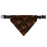 Asian Phoenix Pattern Print Over The Collar Dog Bandana