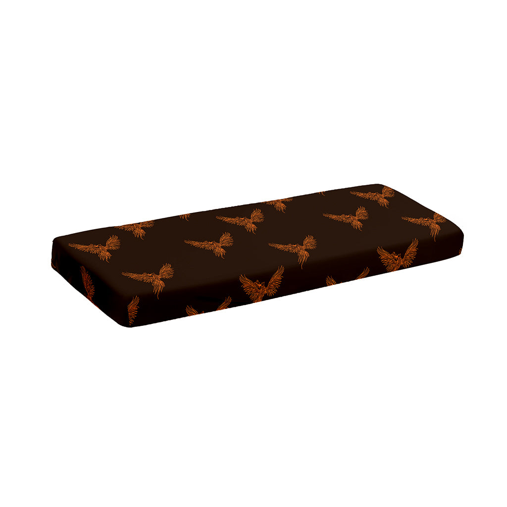 Asian Phoenix Pattern Print Piano Keyboard Cover