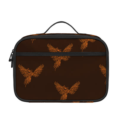 Asian Phoenix Pattern Print Portable Lunch Bag