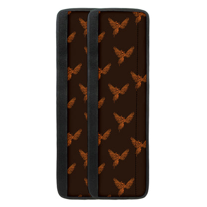 Asian Phoenix Pattern Print Refrigerator Handle Covers