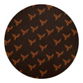 Asian Phoenix Pattern Print Round Blanket