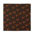 Asian Phoenix Pattern Print Silk Bandana