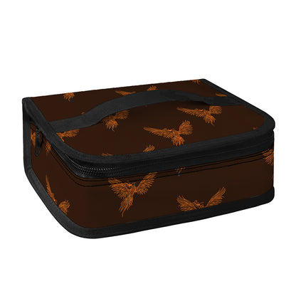 Asian Phoenix Pattern Print Small Lunch Bag
