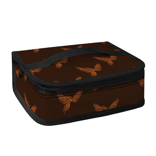 Asian Phoenix Pattern Print Small Lunch Bag