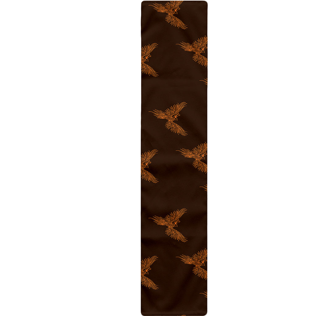 Asian Phoenix Pattern Print Table Runner