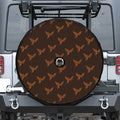 Asian Phoenix Pattern Print Tire Cover With Camera Hole